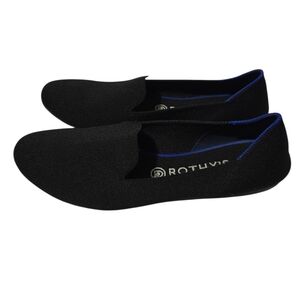 Rothy's The Loafer Women's Slip-On Shoes Rounded Toe Flats Black Size 10